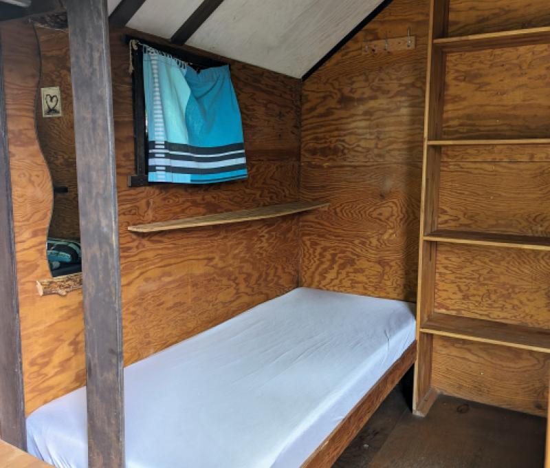 Innenansicht Einzelbett